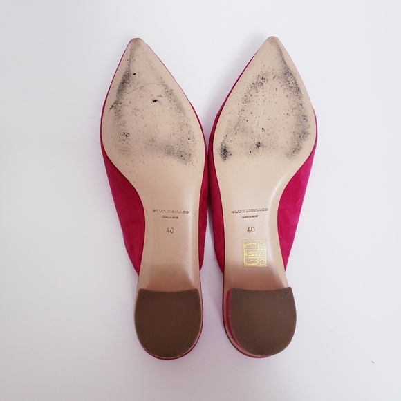 Club Monaco Suede Loalla Mules Size 40 - Picture 5 of 7